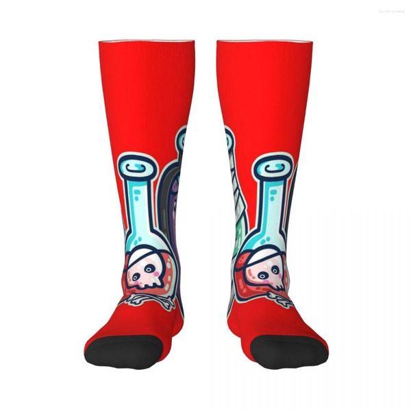 Chaussettes pour hommes Costumes d'Halloween Bouteilles de potion Bas pour adultes Absorbant l'humidité Convient pour les correspondances quotidiennes