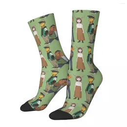 Calcetines para hombre, tubo de compresión divertido y feliz, Retro, Harajuku, TAXI, el conductor silencioso, Hip Hop, novedad, calcetín loco sin costuras