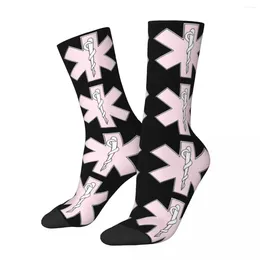 Chaussettes pour hommes et femmes, produit EMS Star Of Life, confortable, Logo Vintage, haute qualité, printemps, automne et hiver