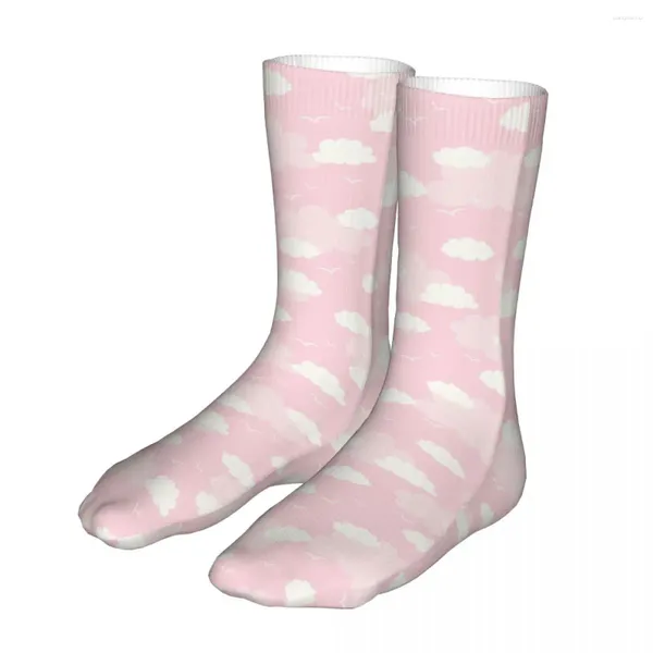 Chaussettes pour hommes Happy Funny Women's Casual Clouds Skateboard Printemps Été Automne Hiver