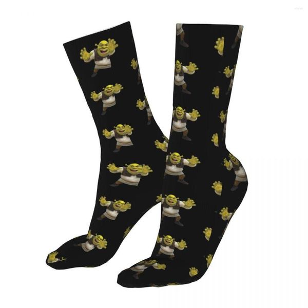 Calcetines de hombre Happy Funny Mujer Casual Shrek Faces Deporte Primavera Verano Otoño Invierno