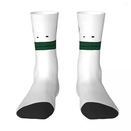 Chaussettes masculines harajuku M. grenouille souriant amis caricature de basket-ball polyester tube intermédiaire pour femmes non glip