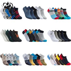 Men's Socks High Quality 5 Pairslot PIER POLO Brand Summer Fashion Casual Soft Short Cotton Funny Ankle 221027