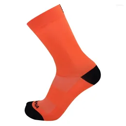 Chaussettes pour hommes de haute qualité Sport professionnel solide respirant vélo de route hommes femmes Sports de plein air course cyclisme