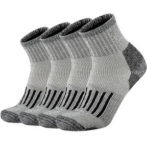 Calcetines para hombres Senderismo Merino Lana Hombres Invierno Humedad Wicking Control Térmico Esquí al aire libre Cojín pesado Crew Quarter Low Cut 220923