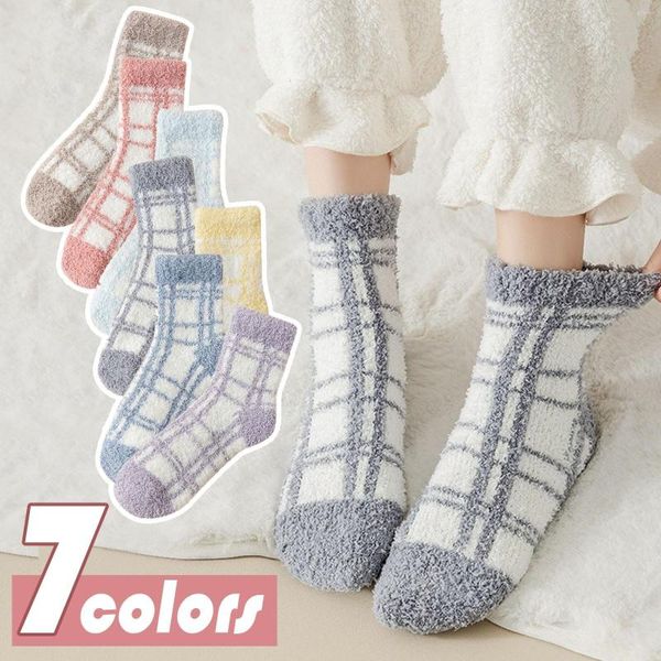 Chaussettes pour hommes randonnée femmes femmes plaid h hiver maison de couchage lit cabane taille 6