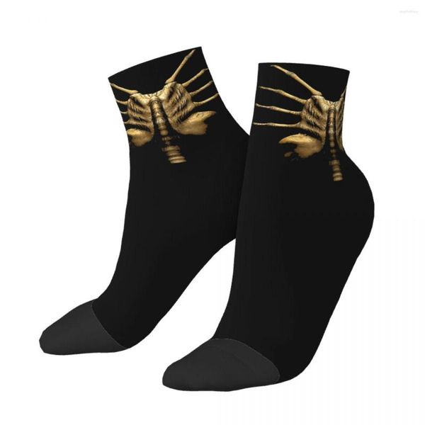 Homme Chaussettes Hip-Hop Face Hugger Basketball Court Geek Polyester Tube Bas Pour Unisexe Respirable