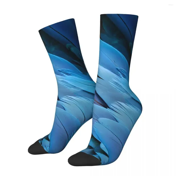 Chaussettes Hip Hop rétro pour hommes, gros plan de bel oiseau, Compression folle, plumes unisexes, motif Harajuku, chaussettes d'équipage, cadeau pour garçons