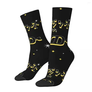 Chaussettes pour hommes Hip Hop rétro Habesha Tees Compression folle unisexe éthiopien Cross Art éthiopien Harajuku motif imprimé équipage chaussette