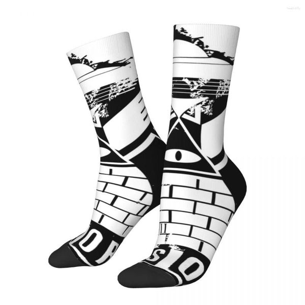 Calcetines de hombre Hip Hop Retro Orden mundial Crazy Compression Unisex Freemasons Harajuku Patrón Impreso Funny Happy Crew Sock