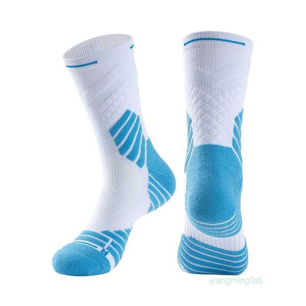 Chaussettes pour hommes, bonneterie, basket-ball de corrida surdimensionné avec fond de serviette épais pour hommes, haut de sport, pratique, manches longues, chaussettes de course Elite Cnxp