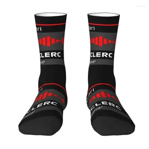 Calcetines para hombre Soy estúpido Leclercs Team Radio Print Hombres Mujeres Crew Unisex Moda 3D Impreso Mónaco Charles Vestido