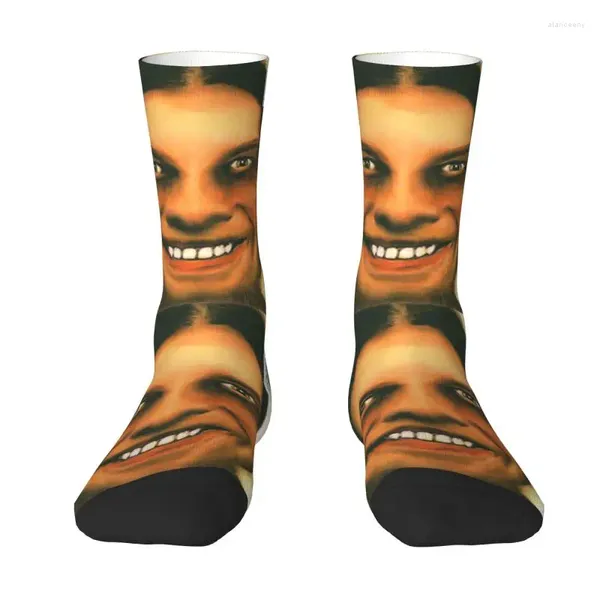 Chaussettes pour hommes Kawaii Aphex Twin Hommes Femmes Chaud Impression 3D Britannique Musique électronique Artiste Sports Football