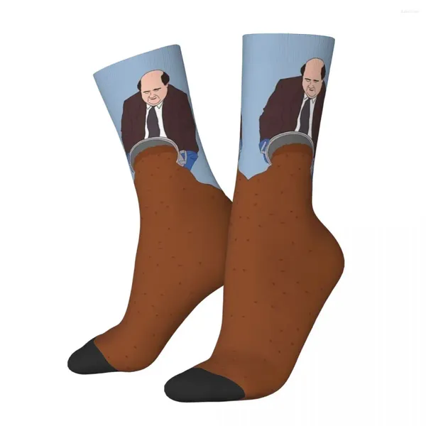 Chaussettes pour hommes Kevin's Famous Chili Hommes Femmes Polyester Funny Happy The Office TV Show Harajuku Printemps Été Automne Hiver