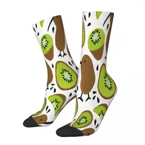 Chaussettes masculines kiwis fruit mâle masculin femmes bassins de printemps hip hop