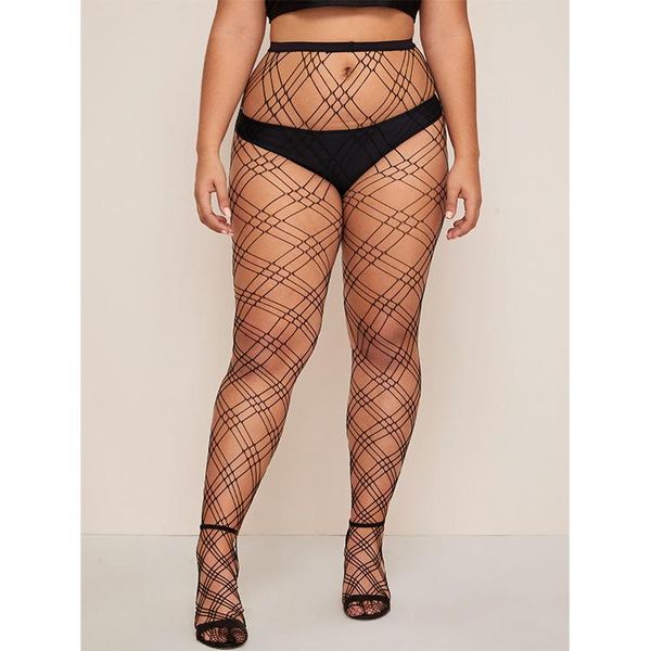 Chaussettes en dentelle ajourées pour hommes, collants grande taille, bas exotiques, Lingerie Sexy, bas pour hommes