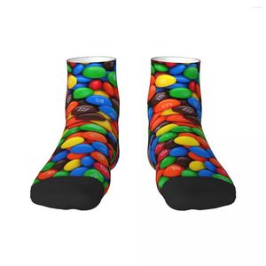 Chaussettes pour hommes M et robe de bonbons au chocolat, équipe de nouveauté chaude et drôle pour femmes