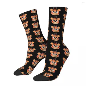 Calcetines para hombres macho fnaf juguete oso lindo moda harajuku merch twubesocks pequeños regalos