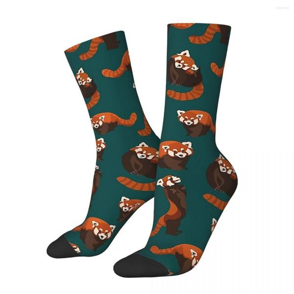 Chaussettes pour hommes hommes hommes décontracté Kawaii Panda rouge mignon Animal chaussette Skateboard femmes printemps été automne hiver