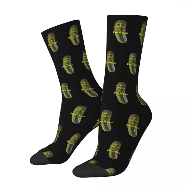 Chaussettes pour hommes hommes décontracté Picolas Cage Nicolas chaussette cornichon Pickolas haute qualité femmes printemps été automne hiver