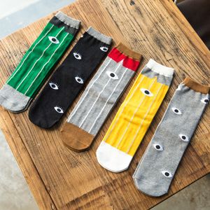 Chaussettes masculines homme d'automne de dessins de dessins hivernaux yeux 39-44 hommes