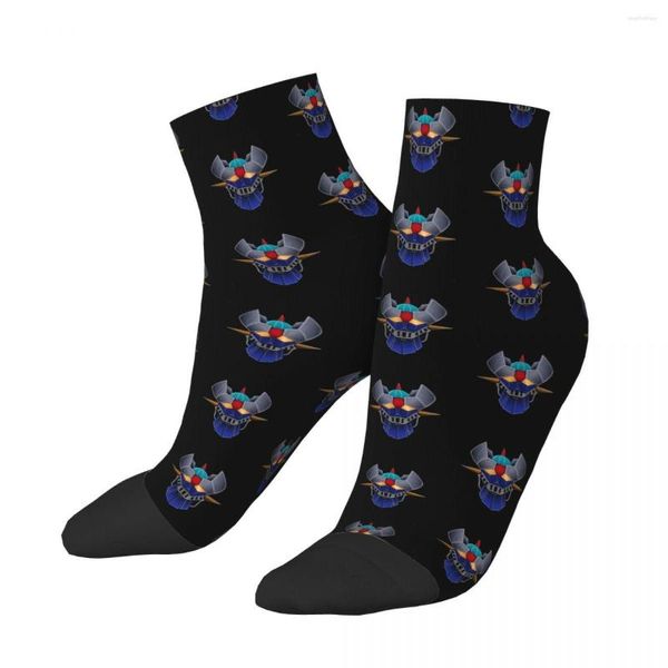 Chaussettes masculines Mazinger z Ufo Robot Goldrake Grendizer Anime Unisexe Winter Cycling Happy Street Style Crazy Sock