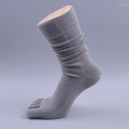 Heren sokken heren zwarte vezel antibacteriële teen 5 vingers elastische ademende deodorisatie voorkomen beriberi