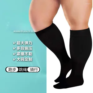 Calcetines para hombres Hombres y mujeres Plus Tamaño grande Varicos Soporte Vena King Compresión de fitness deportivo para correr yoga