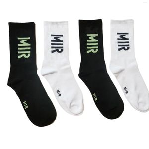 Chaussettes homme homme coton Sport homme lettre rue loisirs personnalisé skateboard tendance rétro mi-long