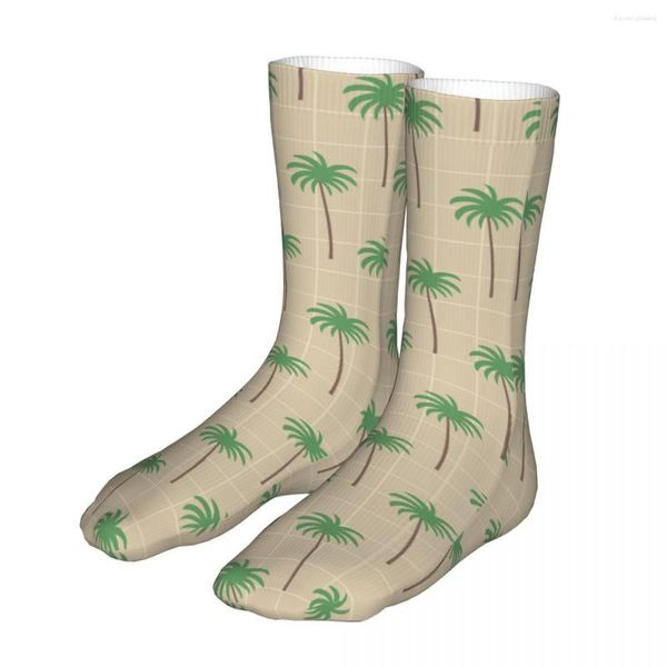 Calcetines para hombre Hombres Ciclismo Palmeras tropicales Algodón Dibujos animados Mujer Calcetín