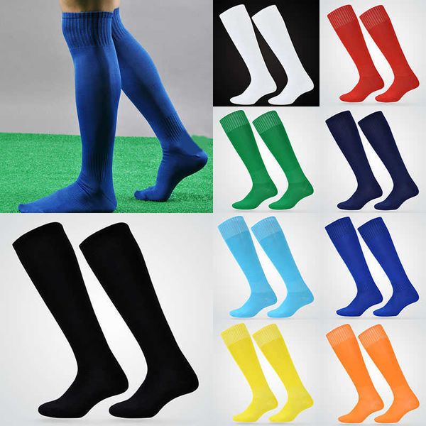 Calcetines masculinos hombres fútbol fútbol calcetines largos sobre rodillas calcetines al aire libre medias de rugby de rodilla voleibol calcetines largos calcetines deportivos Z0227