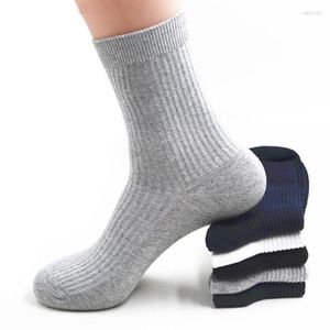 Chaussettes homme 5 paires/lot hommes coton affaires solide travail formel Meias Masculino calcetines courtes pour homme chaud thermique