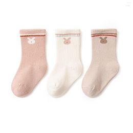 Chaussettes pour hommes, bébés et enfants, mode, dessin animé mignon, impression d'animaux, confortable, chaud, ample