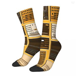 Chaussettes pour hommes Hommes Drum Machine Ensemble Synthétiseur modulaire Mâle Hommes Femmes Bas d'été Hip Hop