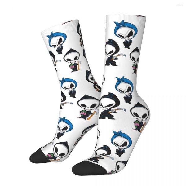 Calcetines para hombre Spitfire Skull Blind Skeleton Soft Casual Novedad Accesorios Middle Tuockings Regalo de cumpleaños