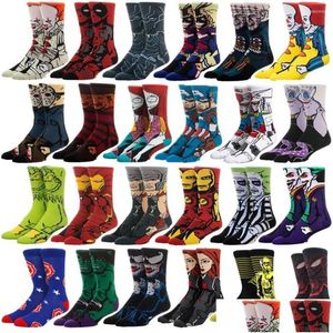 Hommes Chaussettes Hommes Hommes Mode Drôle Hip Hop Personnalité Dessin Animé Skarpety Haute Qualité Couture Motif Drop Delivery Vêtements Sous-Vêtements Dhp2I