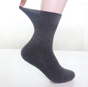 Heren sokken heren niet elastisch 100 katoen honingraat losse zachte top diabetische streep coton geschenken voor mannen 6-11