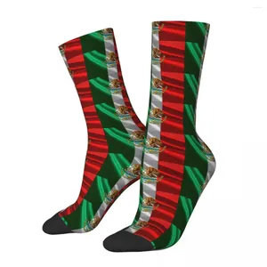 Chaussettes pour hommes Mexique Drapeau Vague National Mâle Hommes Femmes Bas d'hiver Harajuku