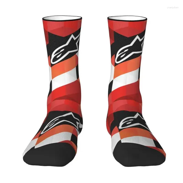 Chaussettes masculines motocross enduro cross hommes hommes équipage unisexe cool printemps été robe hivernale