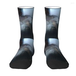 Chaussettes masculines Mylene Farmer Mens Crew Unisexe mignon robe imprimée 3D