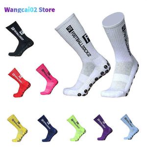 Herensokken nieuwe stijl voetbal sokken rond siliconen zuignap grip anti slip voetbal sokken sport mannen dames honkbal rugby sokken 022023H 022123H