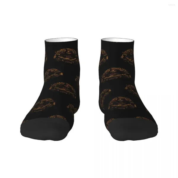 Calcetines para hombre Novedad para hombre Never Say Die Vestido de calavera pirata Unisex Breathbale Warm Impresión 3D The Goonies Crew