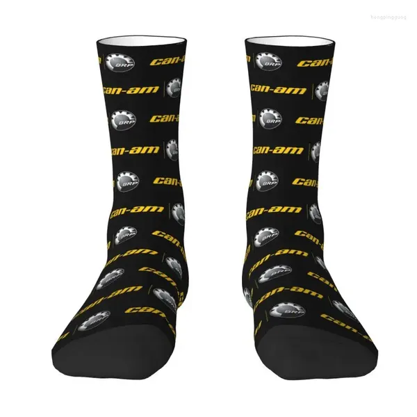 Calcetines para hombres Novedad Impresión Can Am BRP ATV para hombres Mujeres Estiramiento Verano Otoño Invierno Equipo