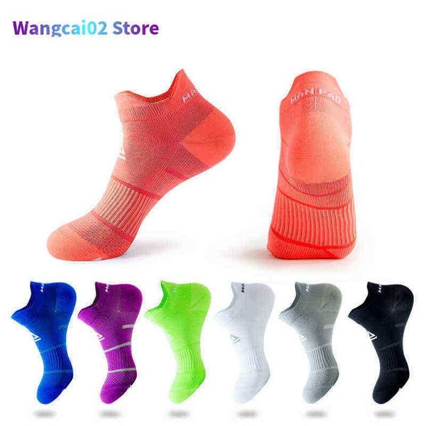 Chaussettes pour hommes Nylon Sport Cheville Chaussettes Femmes Hommes En plein air Basketball Vélo Course Football Respirant Couleur Vive No Show Travel215g