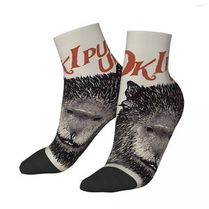 Herensokken Ok I Pull Up Ankle Capybara Cute Animal Unisex Harajuku Patroon Bedrukt Crazy Low Sock Gift