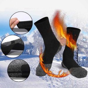 Herensokken Outdoor Winter Zelfverwarming Verwarmde unisex thermische laars warme voeten comfort gezondheid warmte bewaker wandelen sport vrouwen y2209