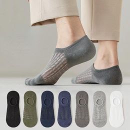 Chaussettes Homme Paires Coton No Show Mesh Homme Cheville Drôle Printemps Eté Homme Chaussette Invisible Amusant Respirant Tube Bas Cadeau Cyclisme SportsMen's