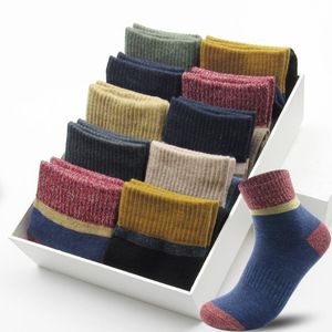 Sokken voor heren combineert winterhoge kwaliteit casual mode Japans retro katoen voor man kledingbedrijf Soxmen's