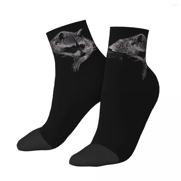 Chaussettes masculines Rest Raccoon Gym 3D Print Boy Girls Mid-Calf Sock