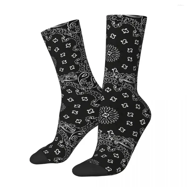 Calcetines de hombre estilo Retro clásico Bandana compresión loca Unisex Hip Hop Street estampado sin costuras Happy Crew calcetín regalo para niños